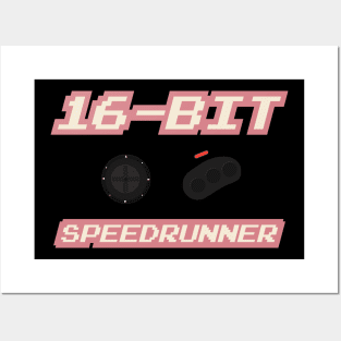 16-Bit Speedrunner Posters and Art